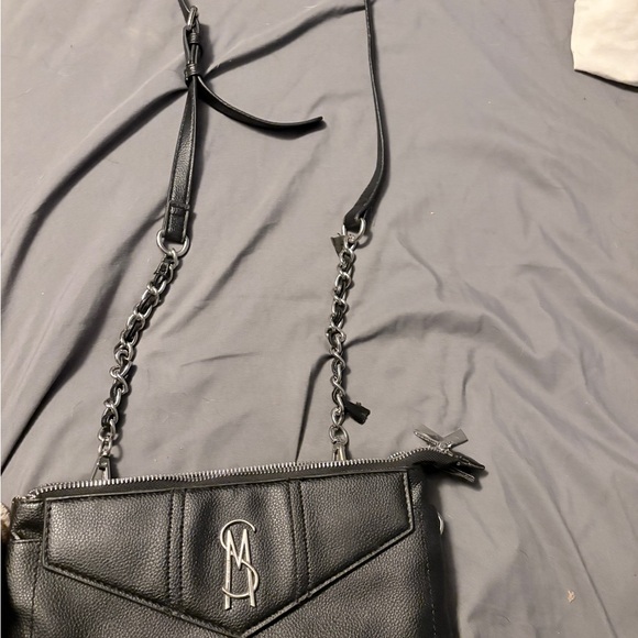 Steve Madden Black Crossbody Bag with Silver Accents - Picture 10 of 10